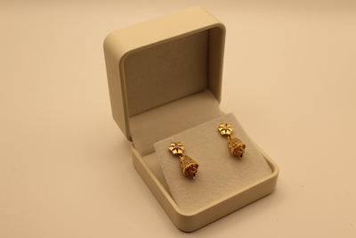 Dainty Bell Drop Earrings