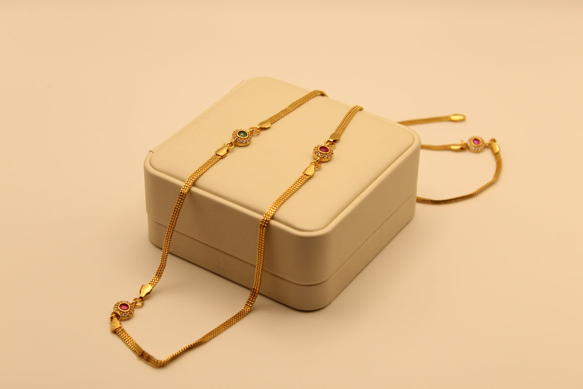 Golden Beaded Mala